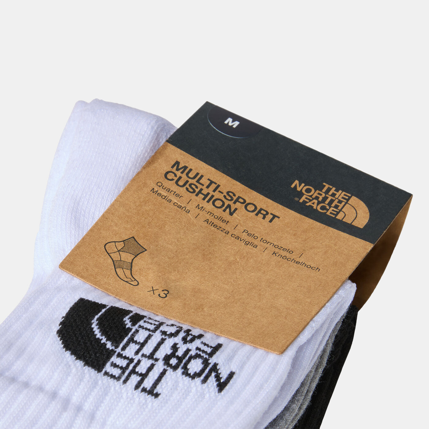 Multisport Cush Quarter Socks (3 Pairs)