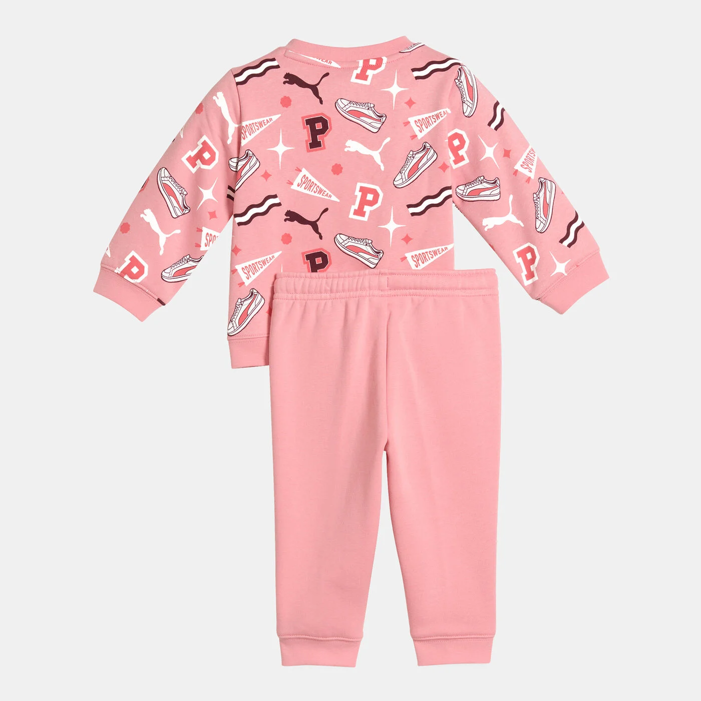 Kids' Minicats Essentials Printed Sweatshirt And Sweatpants Set