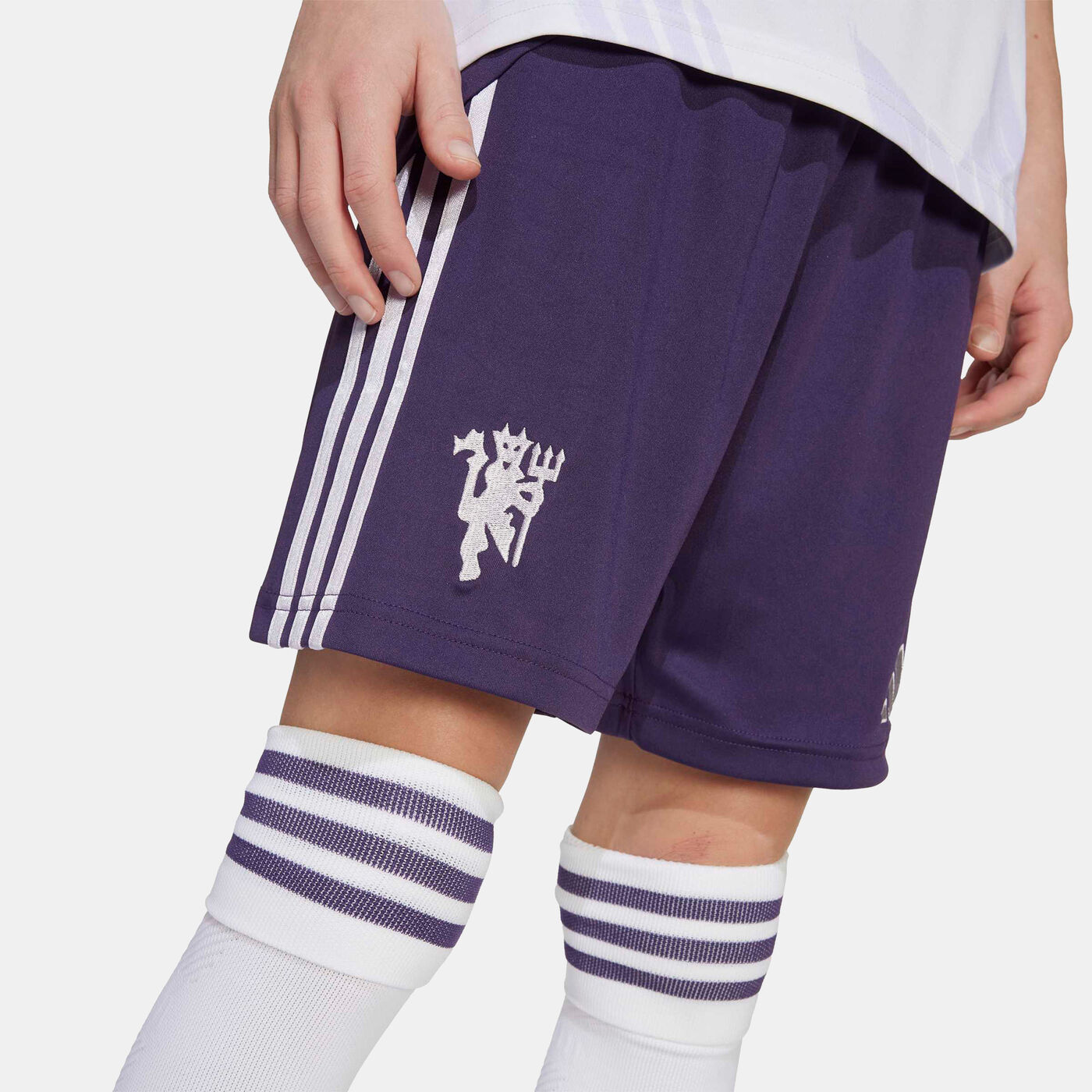 Kids' Manchester United 25/26 Away Replica Football Shorts