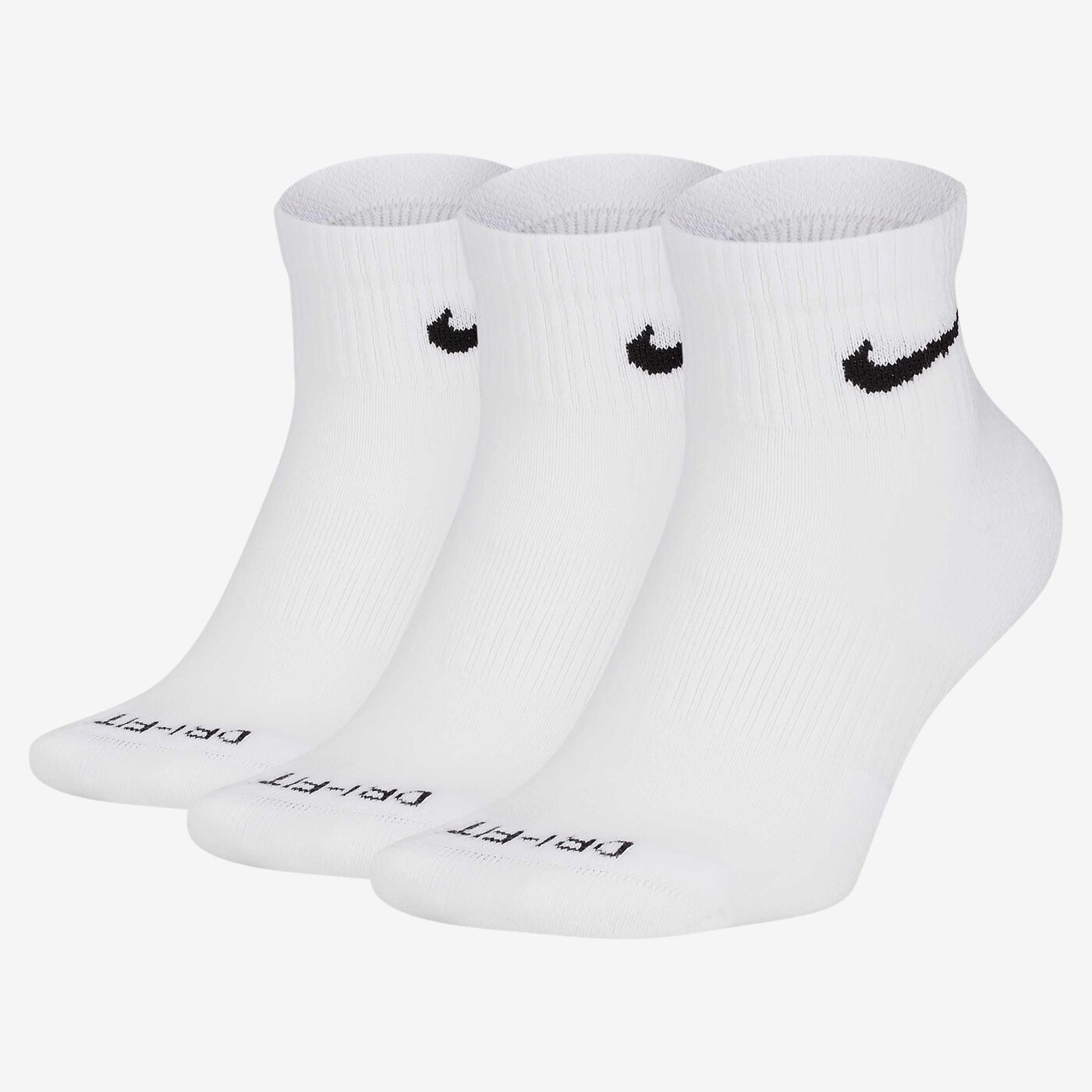 Everyday Plus Cushioned Training Ankle Socks (3 Pairs)