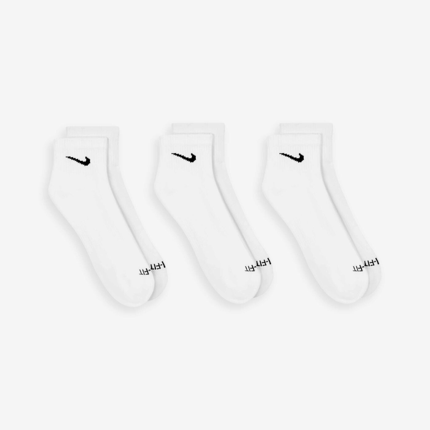 Everyday Plus Cushioned Training Ankle Socks (3 Pairs)