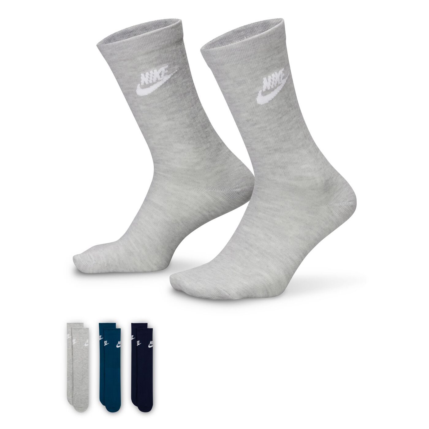 Sportswear Everyday Essential Crew Socks (3 Pairs)