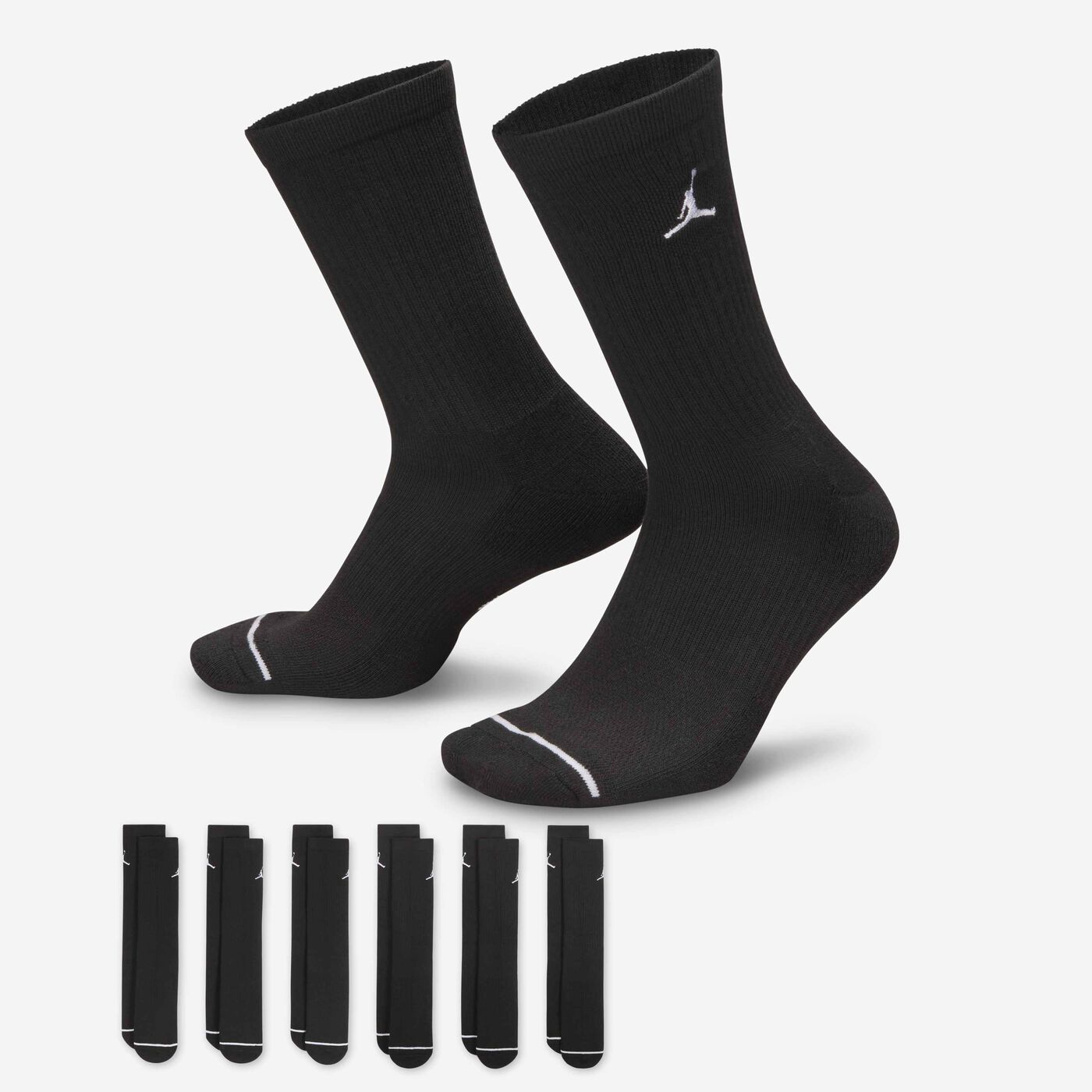 Everyday Cushioned Crew Socks (6 Pairs)
