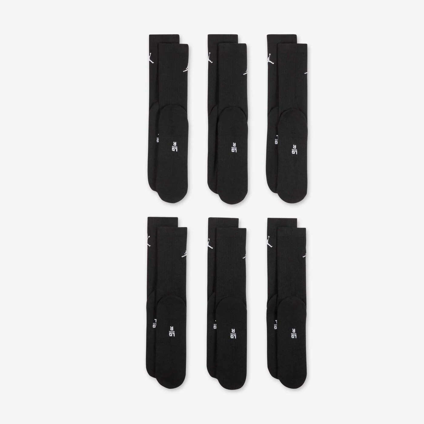 Everyday Cushioned Crew Socks (6 Pairs)