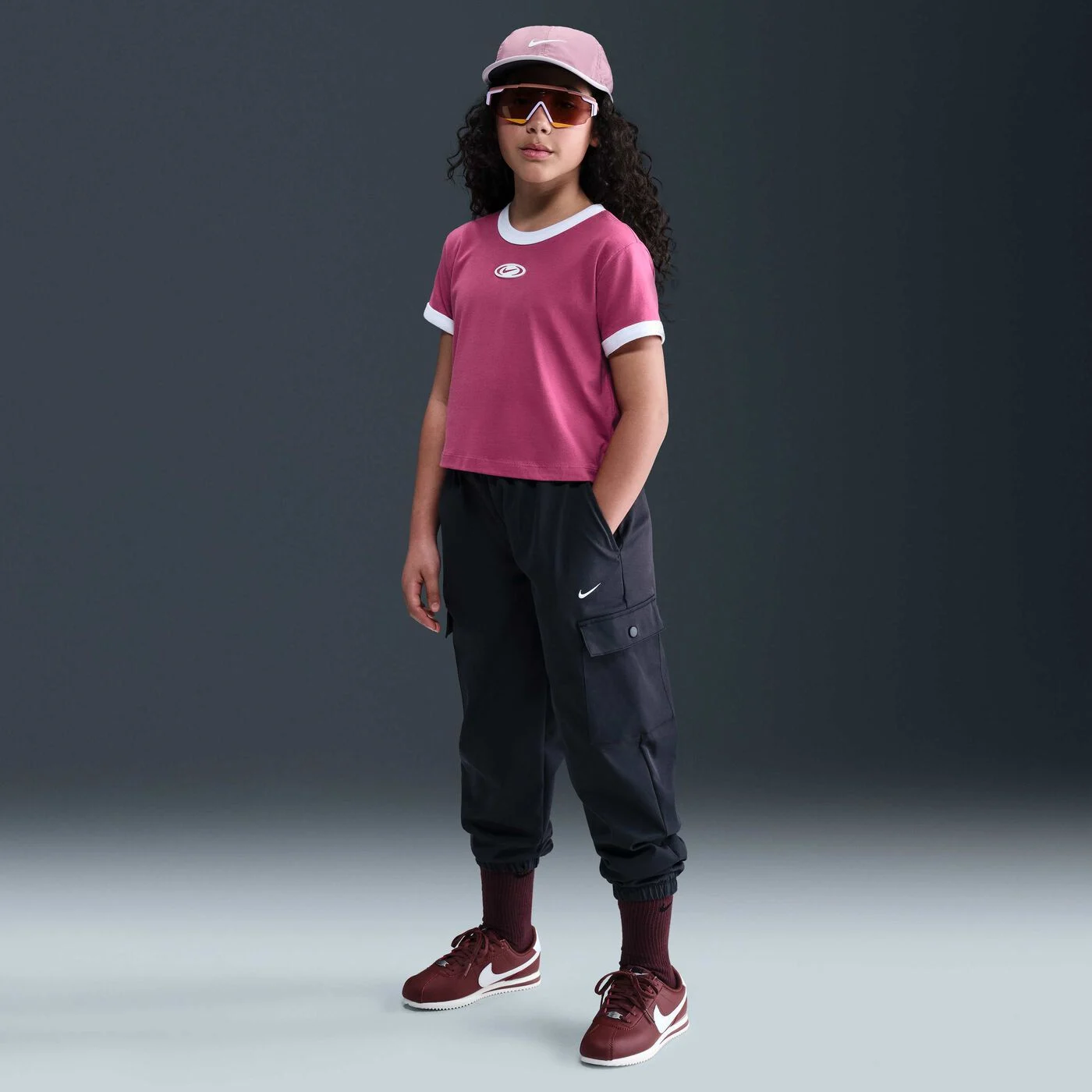 Kids' Sportswear Cropped T-Shirt