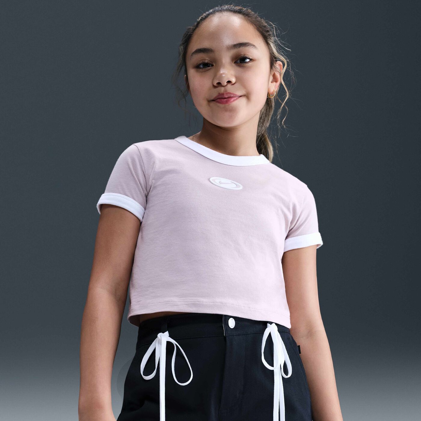 Kids' Sportswear Cropped T-Shirt