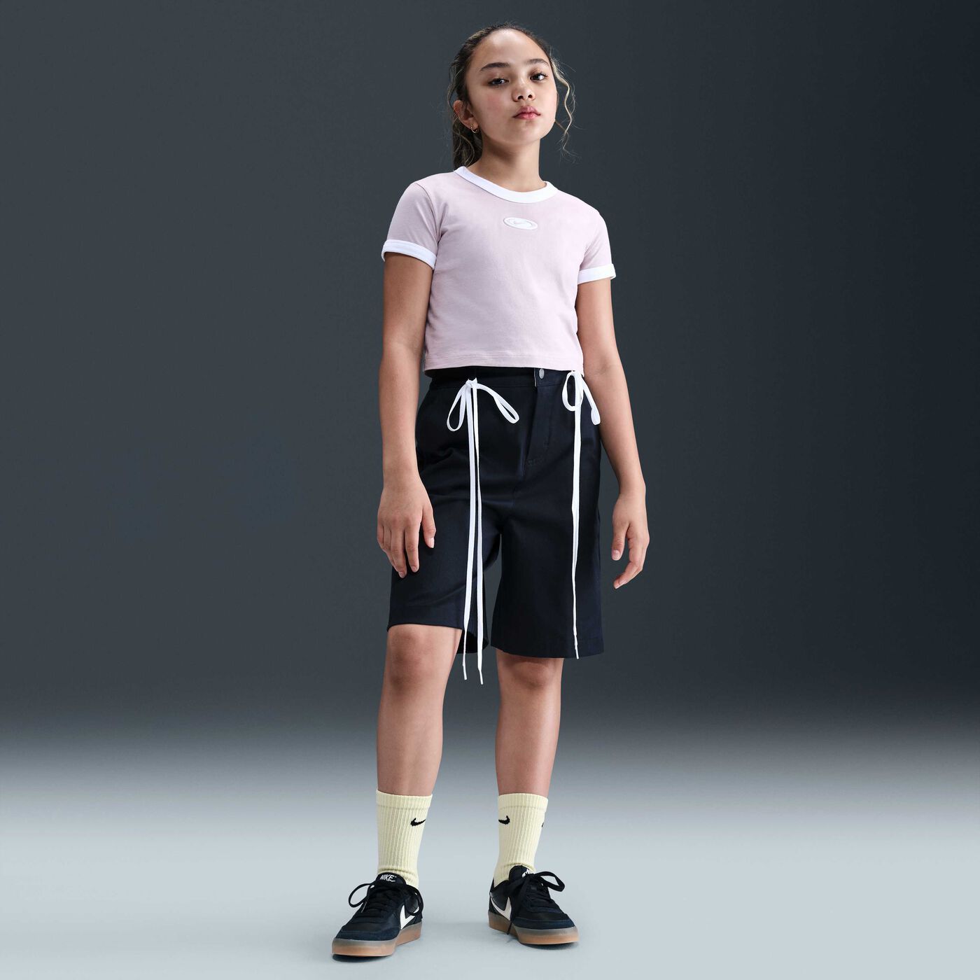 Kids' Sportswear Cropped T-Shirt