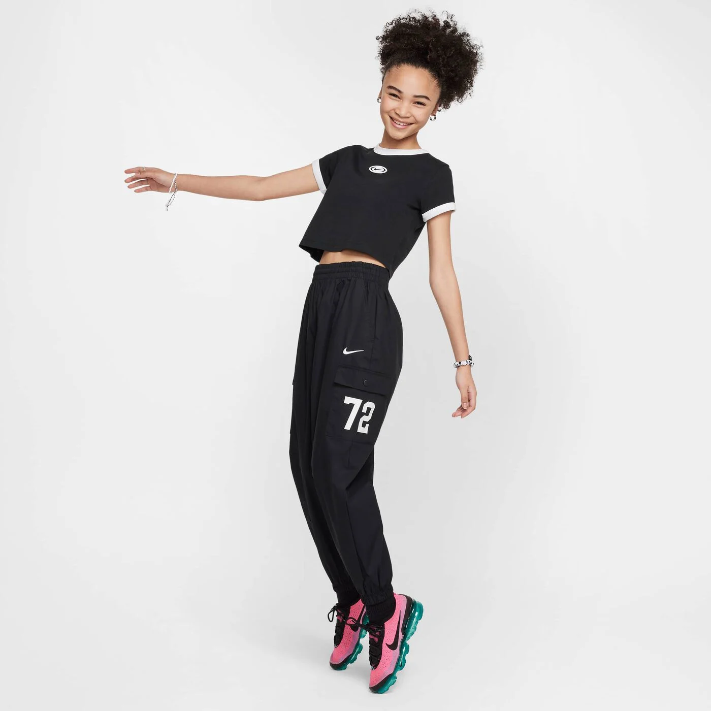 Kids' Sportswear Cropped T-Shirt