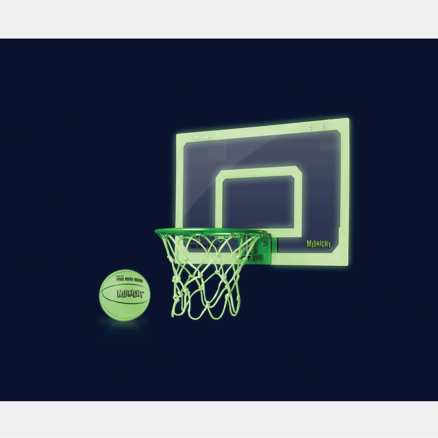 Pro Mini Midnight Basketball Hoop Set