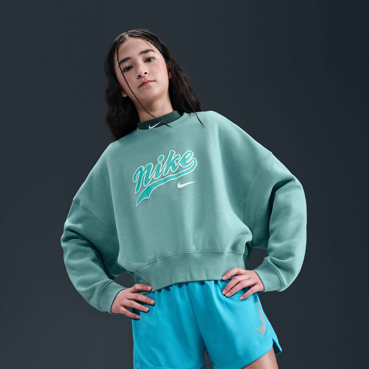 Kids' Sportswear Cropped Sweatshirt