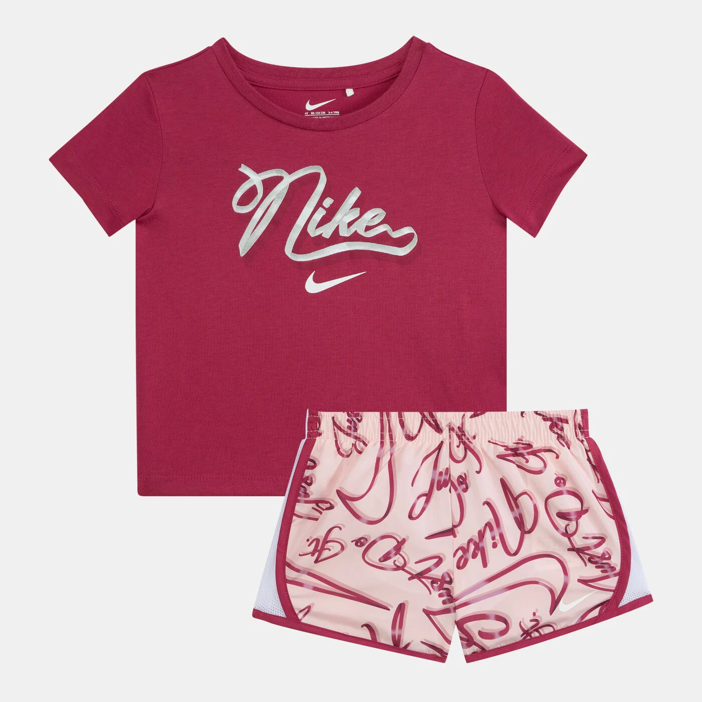 Kids' Essentials Allover Print Tempo T-Shirt and Shorts Set