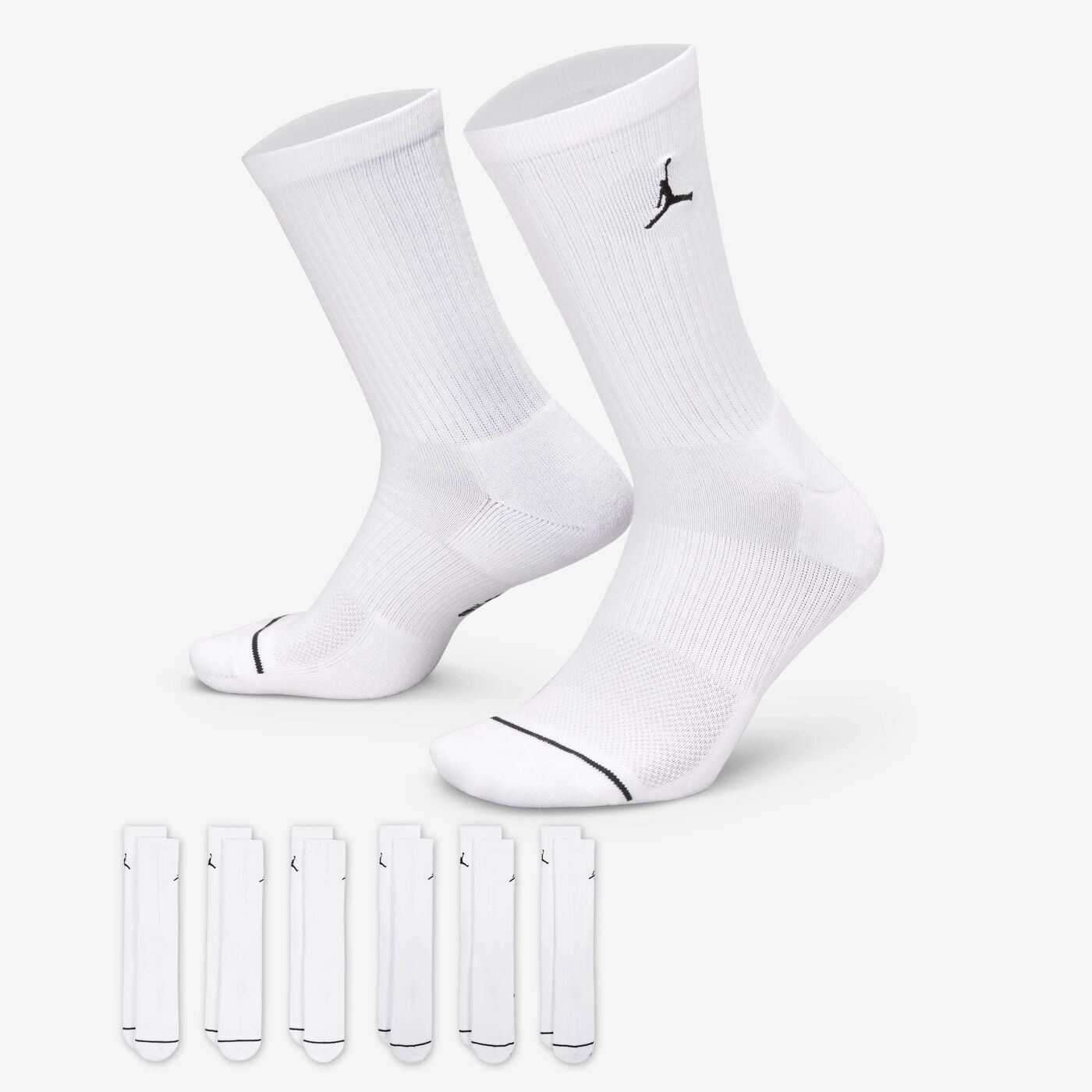 Everyday Cushioned Crew Socks (6 Pairs)