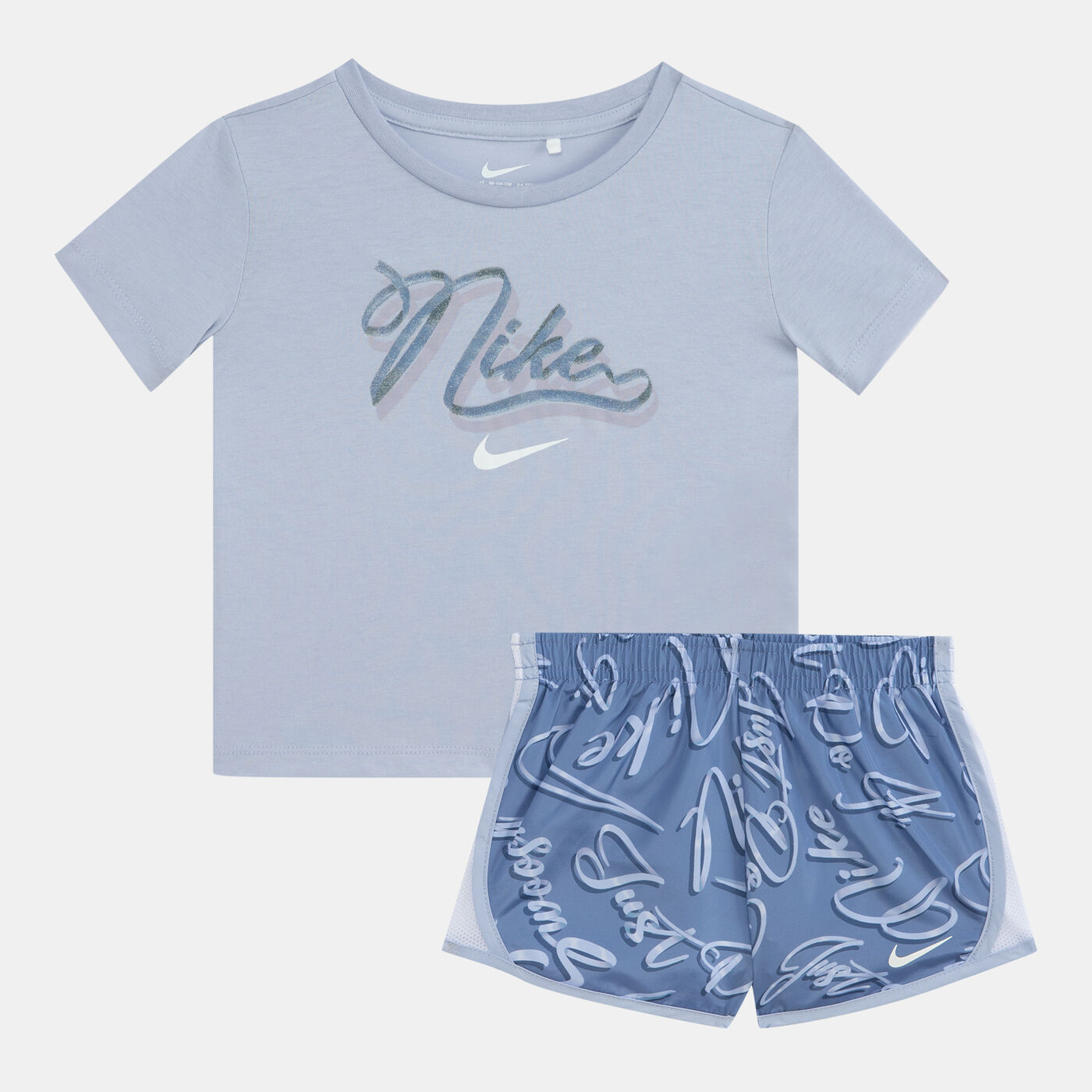 Kids' Essentials Allover Print Tempo T-Shirt and Shorts Set