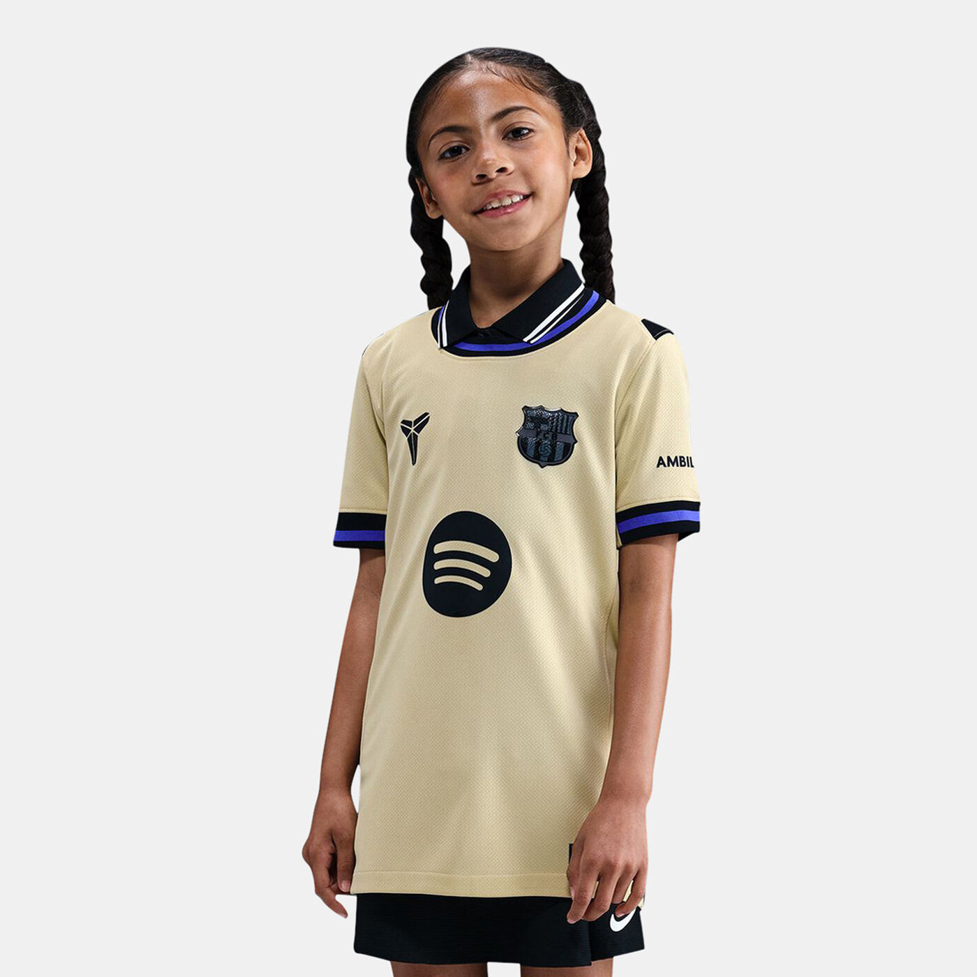 Kids' FC Barcelona 25/26 Away Replica Football Jersey