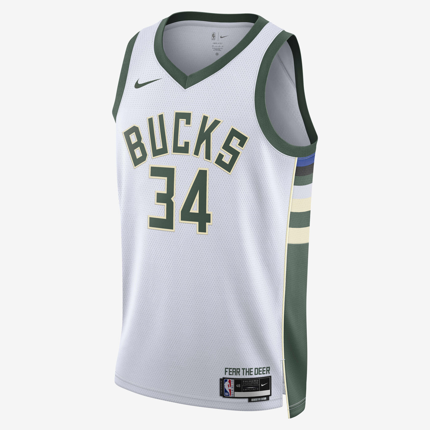 Men's NBA 22/23 Milwaukee Bucks Association Edition Swingman Basketball Jersey