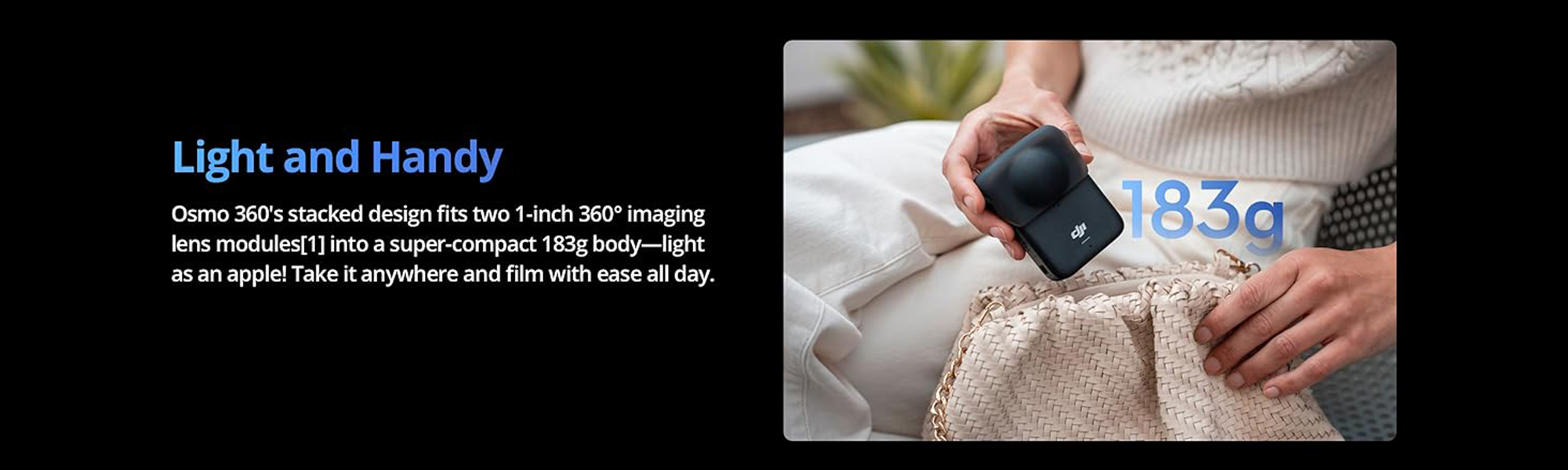 Osmo 360 Adventure Combo, 360 Camera With 1-Inch 360° Imaging, Extended Battery Life With 3 Batteries, Native 8K 360° Video, 4K/120fps & 170° Boost Video, Action Camera for Sports, Vlog