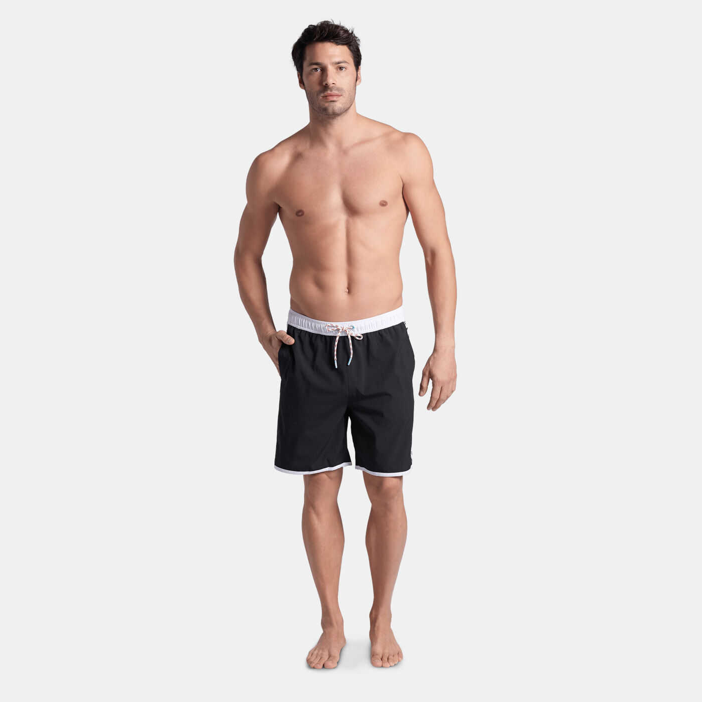 Men's Team Stripe Bermuda Swimming Shorts