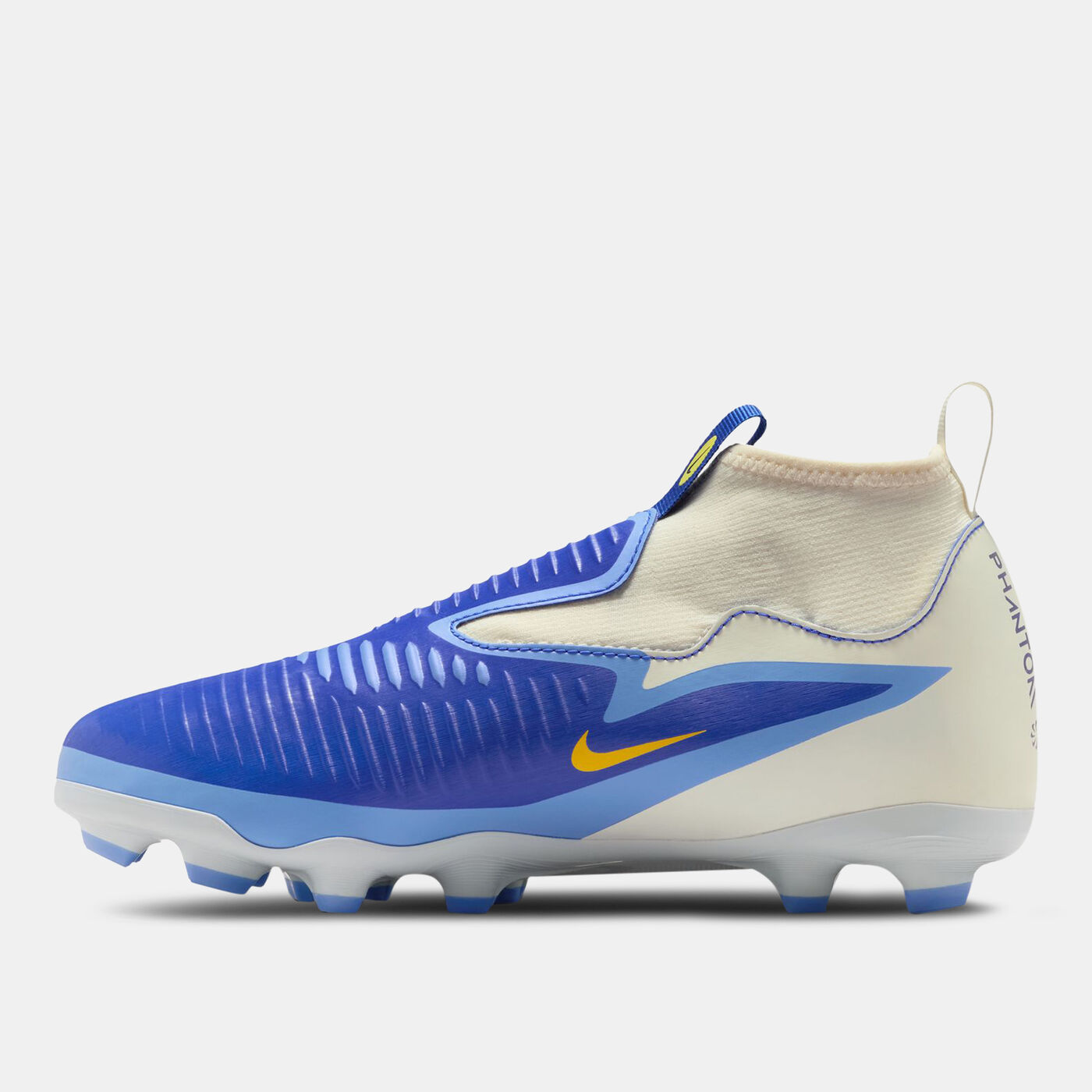 Kids' Phantom 6 High Academy LV8 Firm Ground Football Shoes