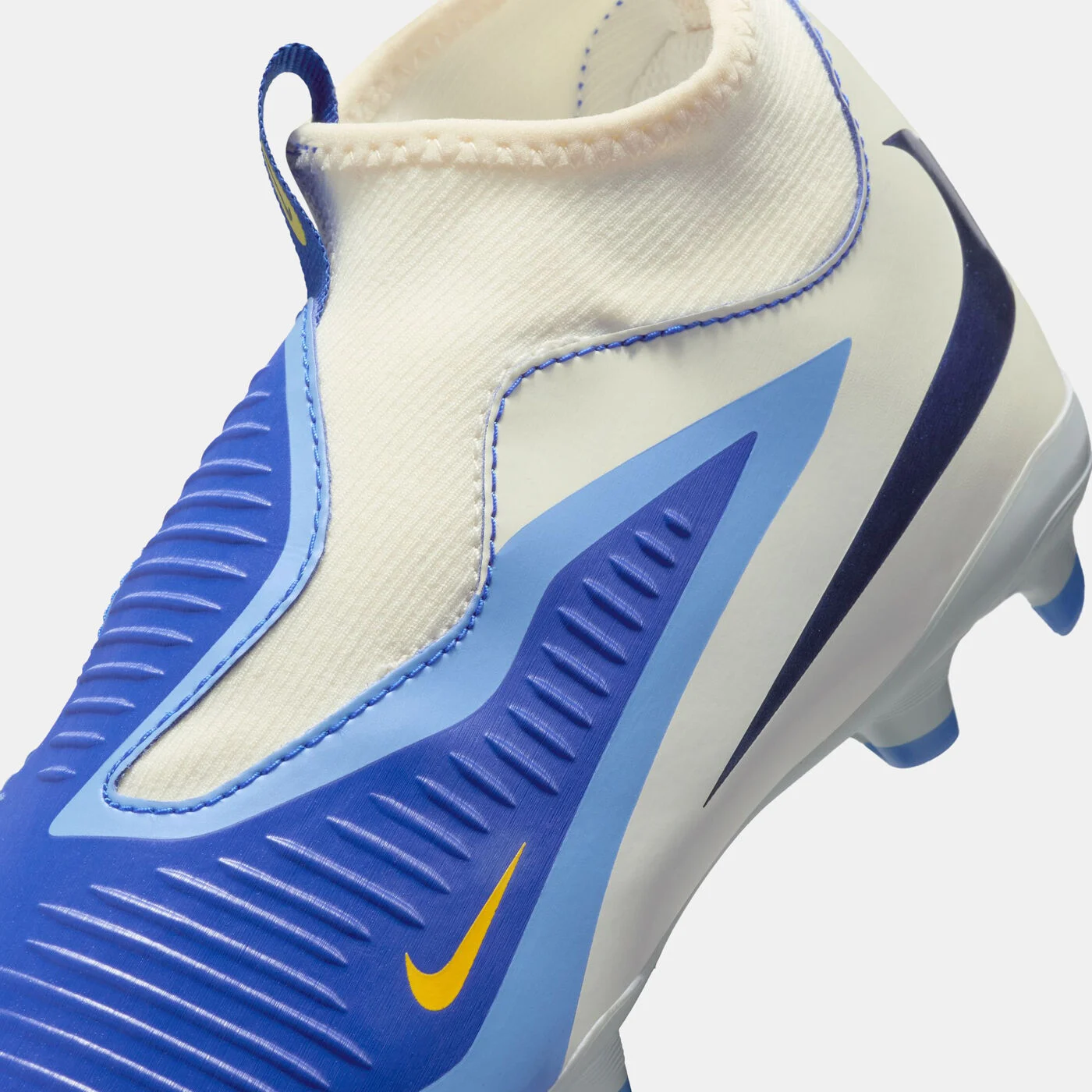 Kids' Phantom 6 High Academy LV8 Firm Ground Football Shoes