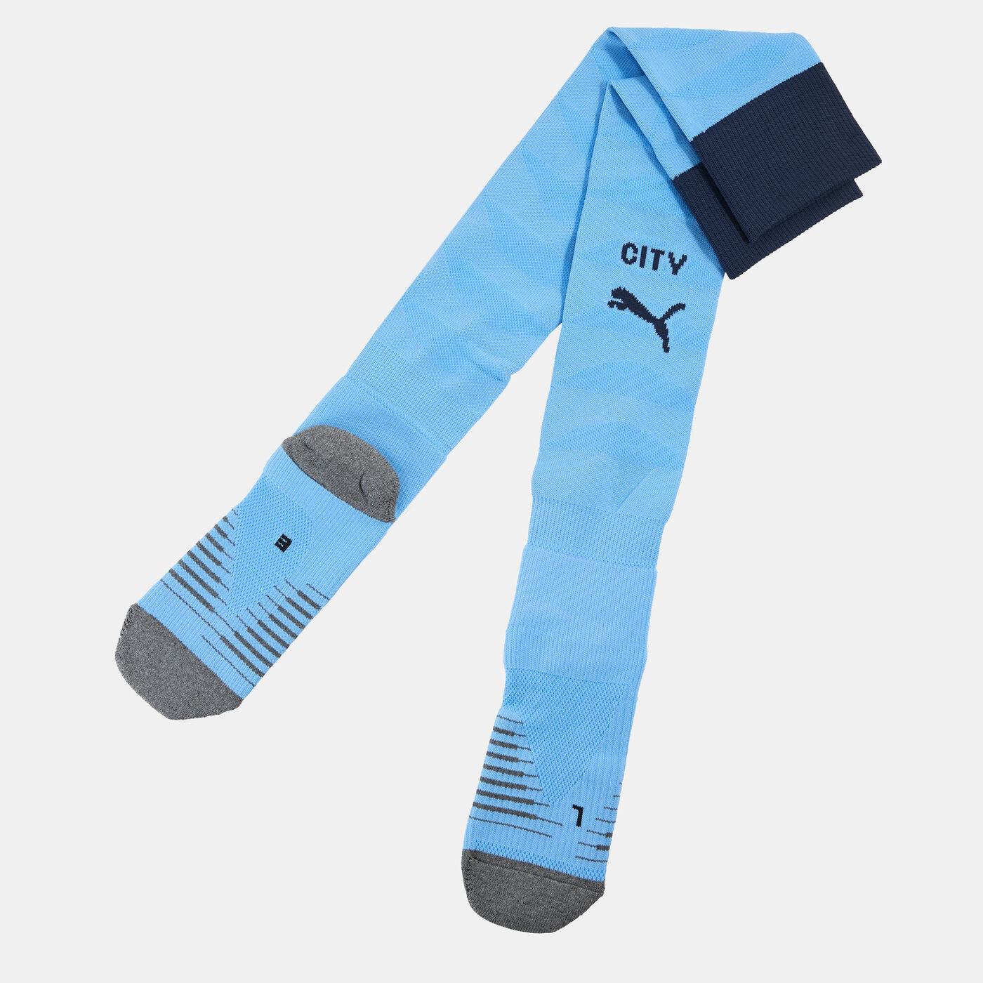 Men's Manchester City 25/26 Home Over-The-Calf Football Socks