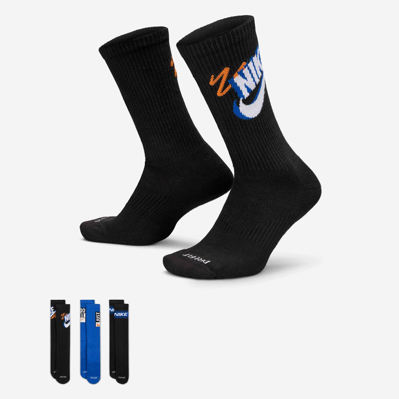 Everyday Plus Dri-FIT Crew Socks (3 Pairs)
