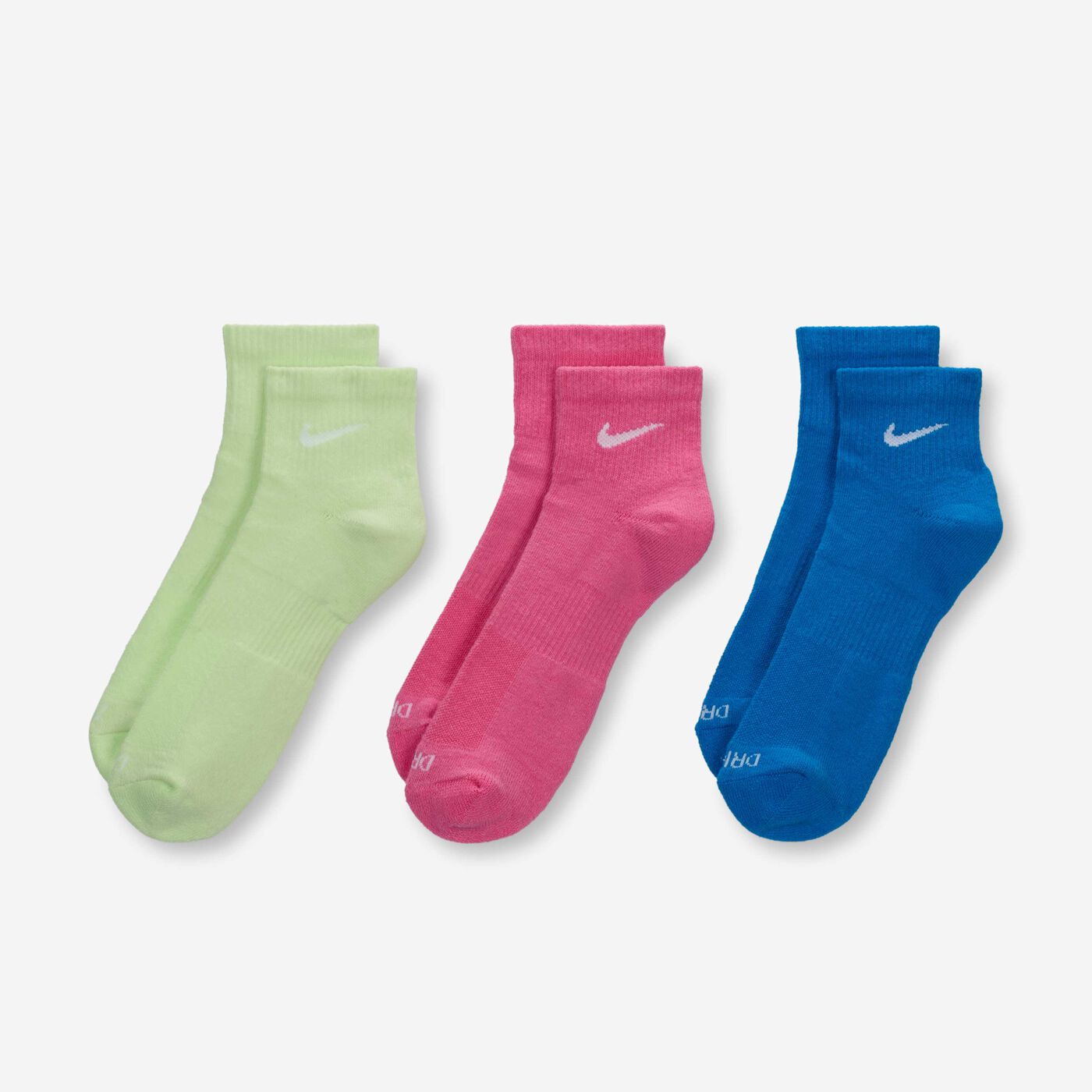 Everyday Plus Cushioned Training Ankle Socks (3 Pairs)