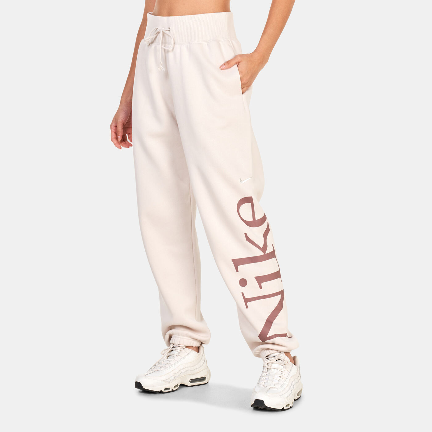 Women's Sportswear Phoenix Fleece Oversized Logo Tracksuit Bottoms