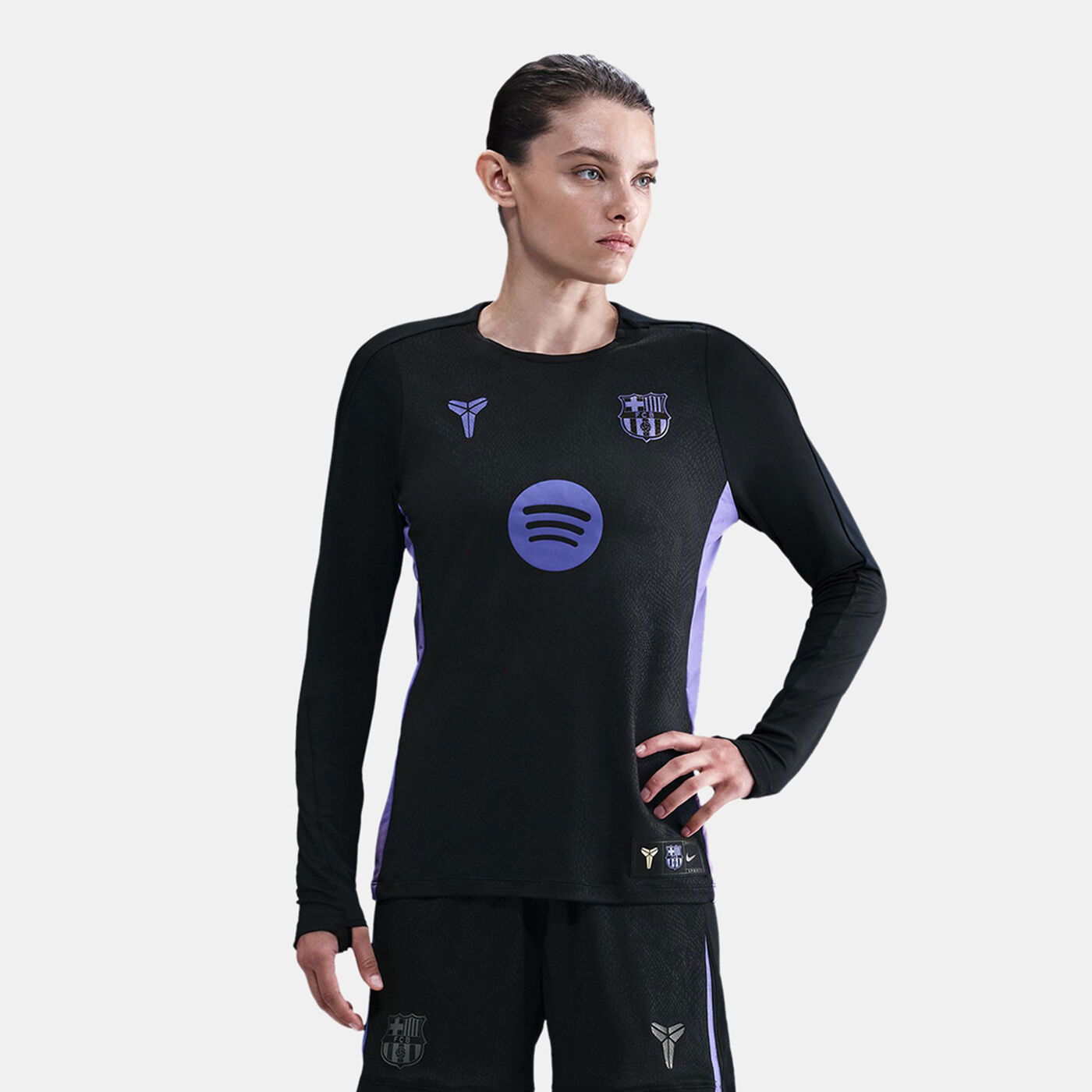 Women's FC Barcelona x Kobe Strike Away Pre-Match Football Top