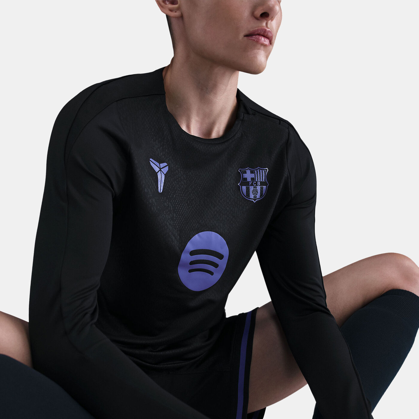 Women's FC Barcelona x Kobe Strike Away Pre-Match Football Top