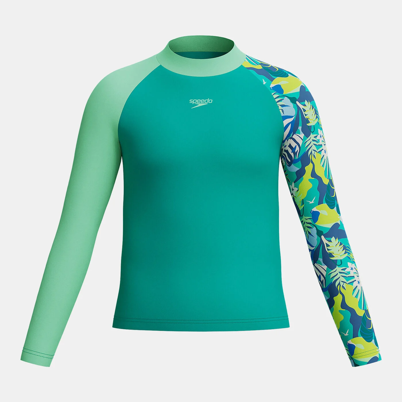 Kids' Printed Long Sleeve Swimming Rashguard