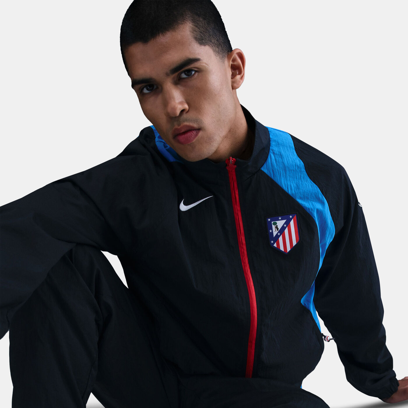 Men's Atletico Madrid Third Total 90 Football Track Jacket