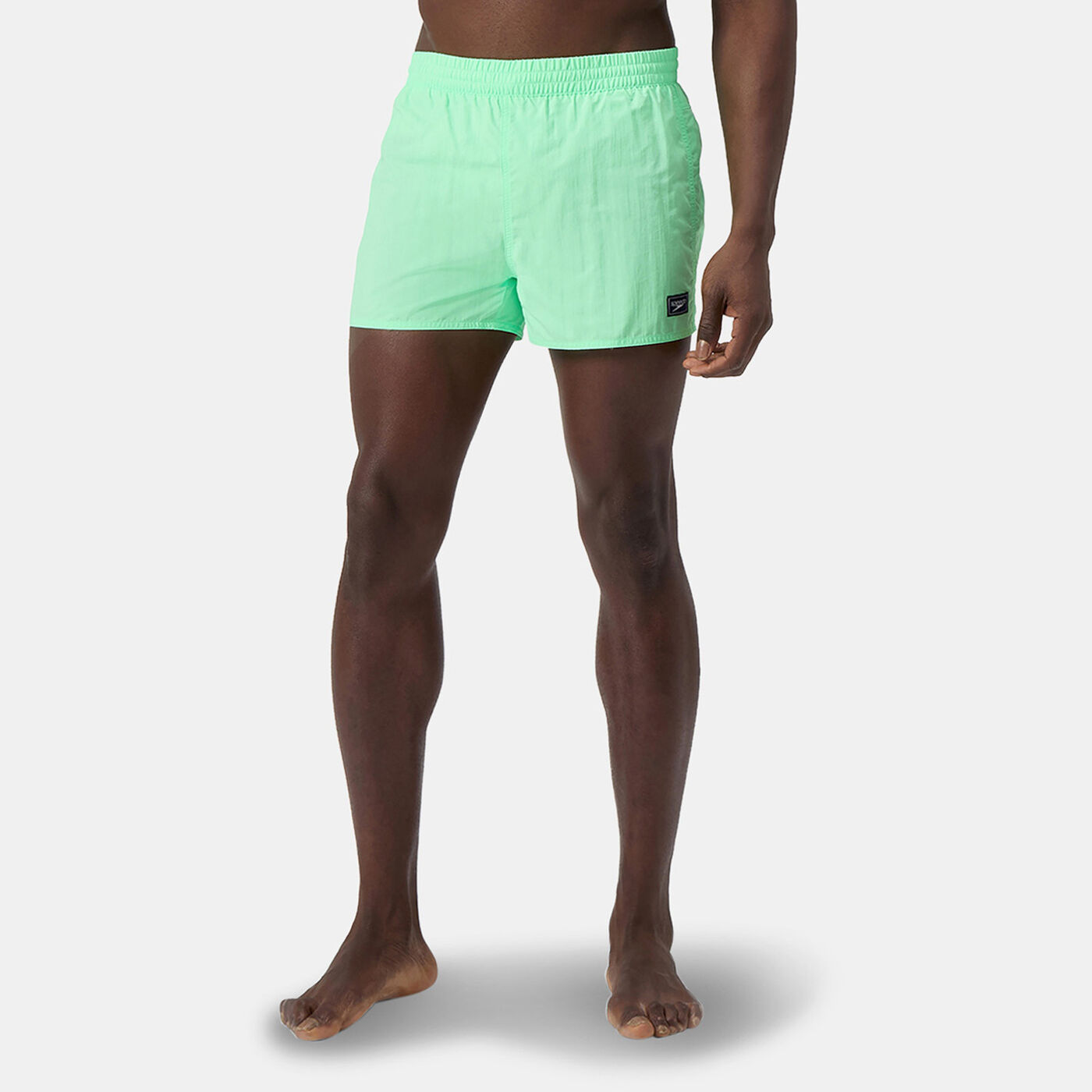 Men's Solid Retro Volley Swimming Shorts