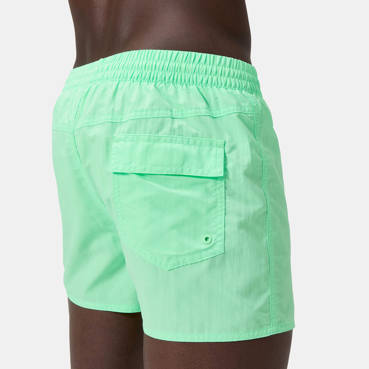 Men's Solid Retro Volley Swimming Shorts