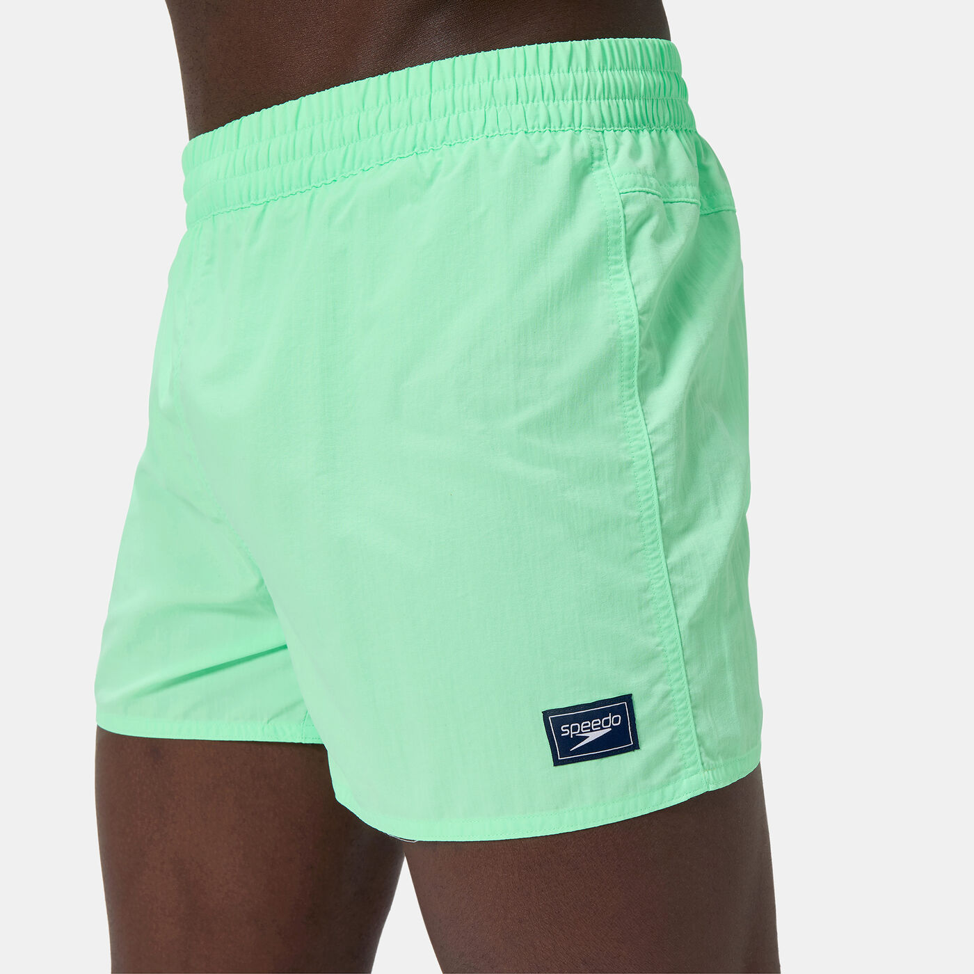 Men's Solid Retro Volley Swimming Shorts