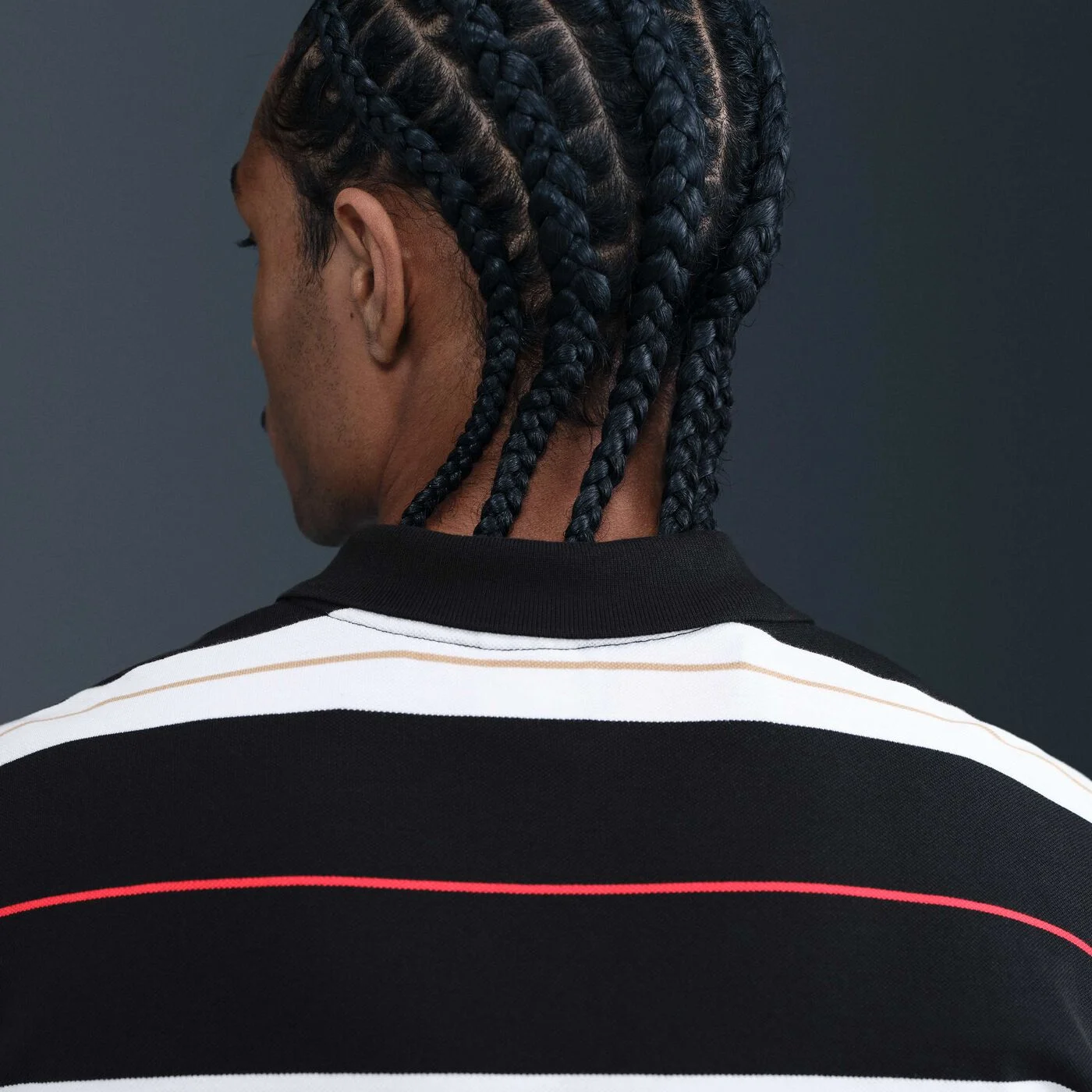 Men's Sportswear Club Striped Polo Shirt