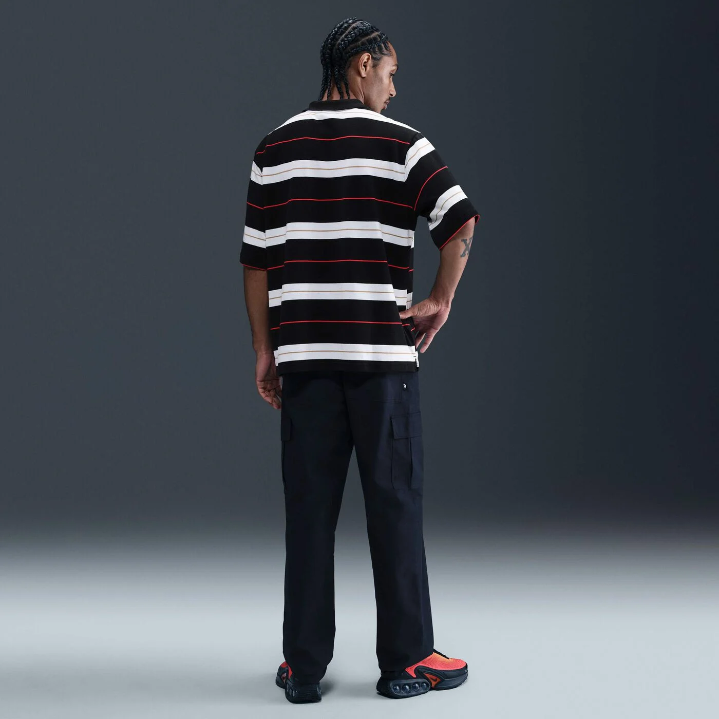 Men's Sportswear Club Striped Polo Shirt