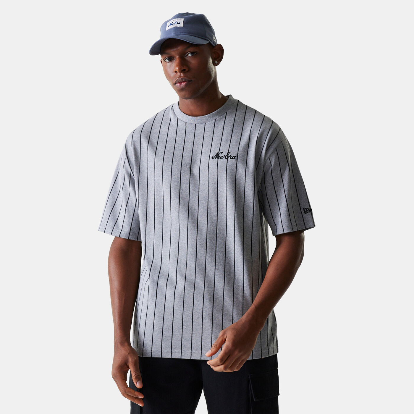 Men's Pinstripe Graphic T-Shirt