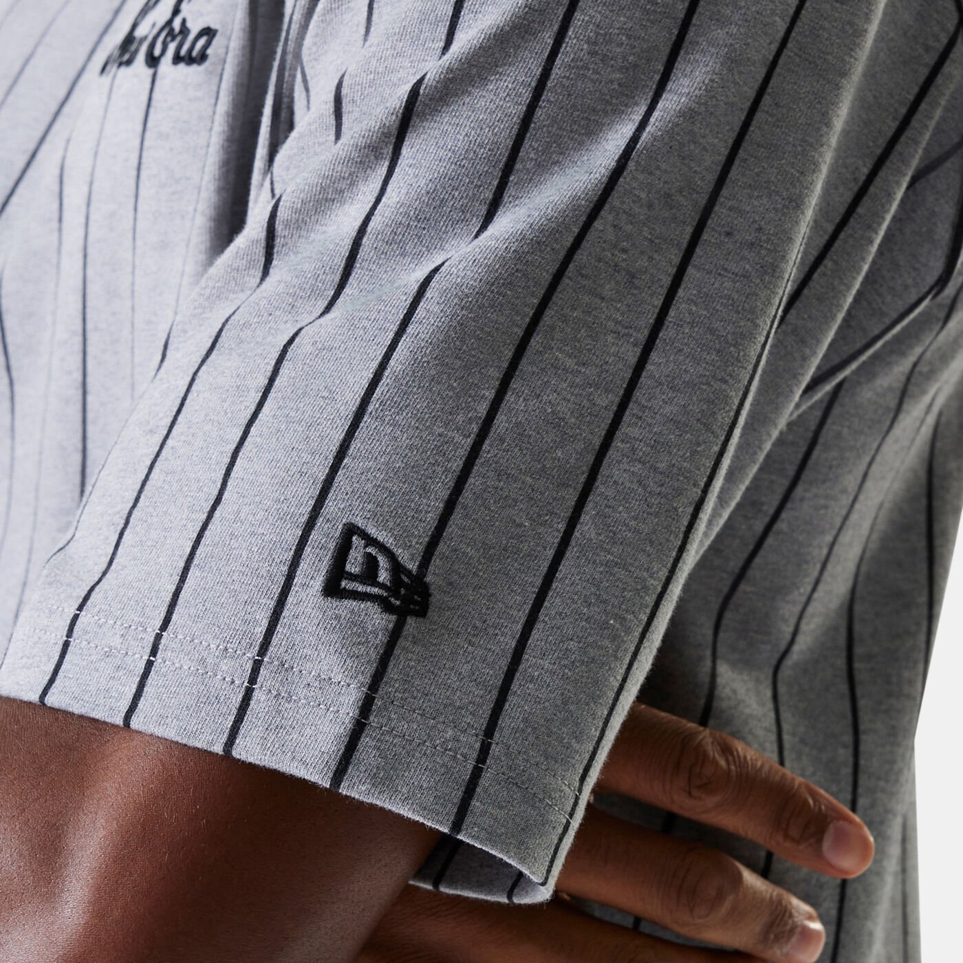 Men's Pinstripe Graphic T-Shirt