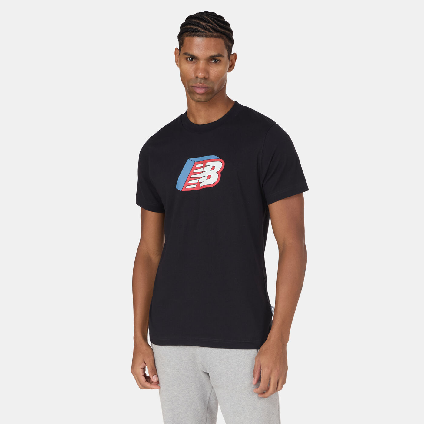 Men's Cubed Logo Graphic T-Shirt