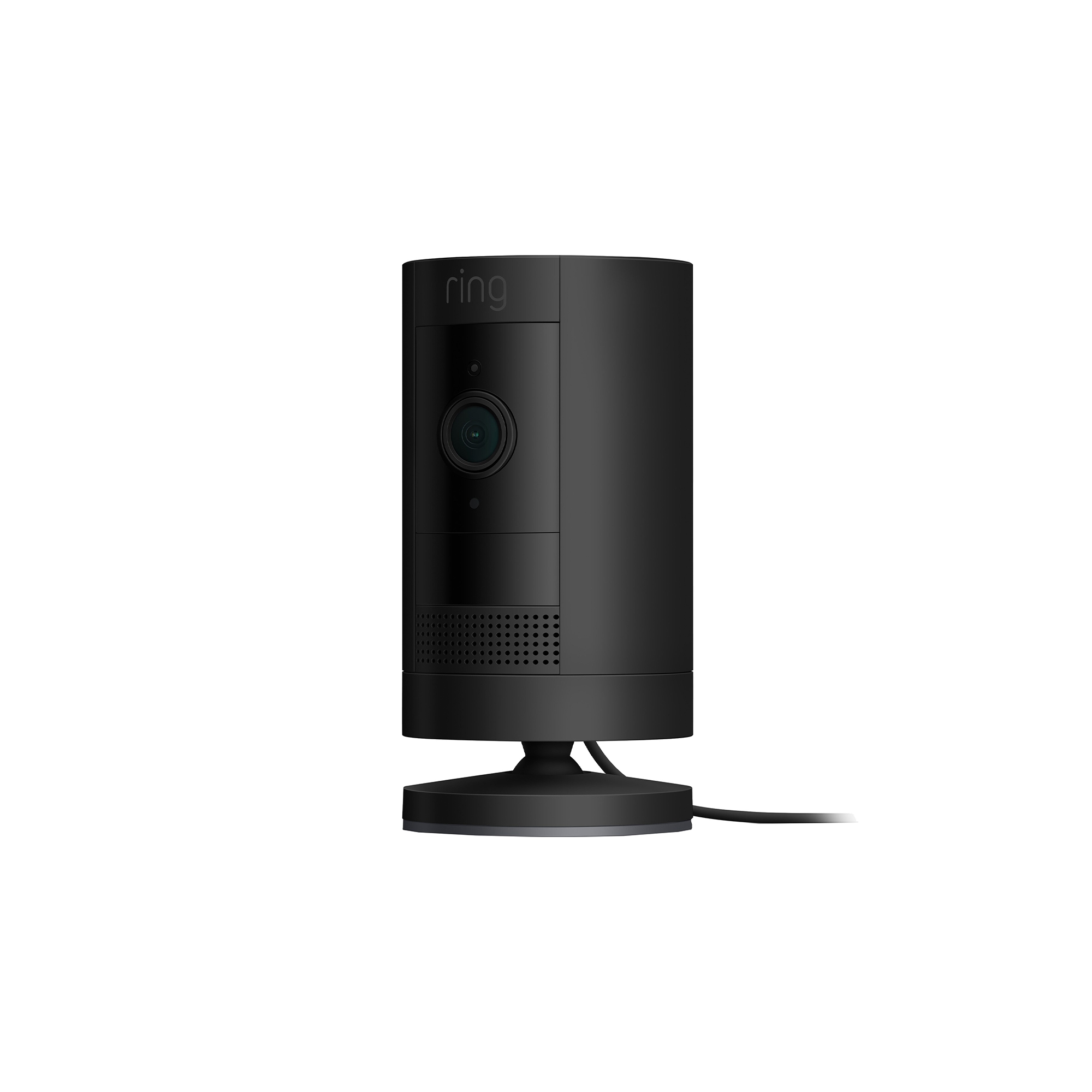 Ring Outdoor Camera Plug-In (Stick Up Cam) | HD outdoor Security Camera with 1080p video, Two-Way Talk, Wifi, Works with Alexa | alternative to CCTV system | 30-day free trial of Ring Home