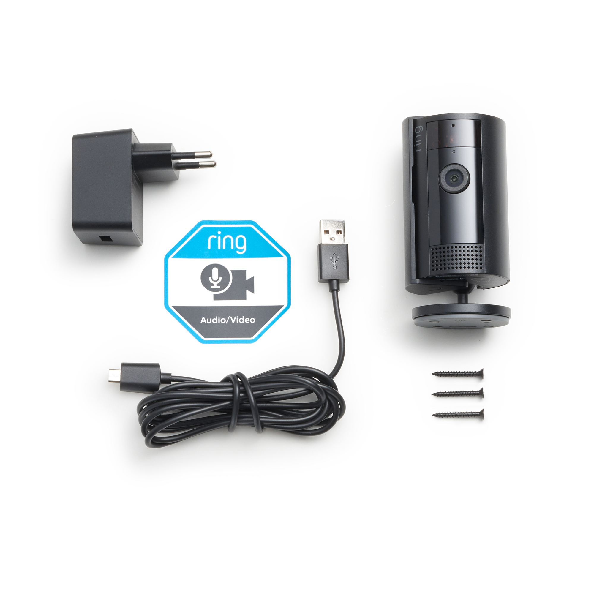 Ring Indoor Camera (2nd Gen) by Amazon | Plug-in indoor Security Camera | 1080p HD Video, Privacy Cover, Wifi, DIY alternative to a CCTV system | 30-day free trial of Ring Home