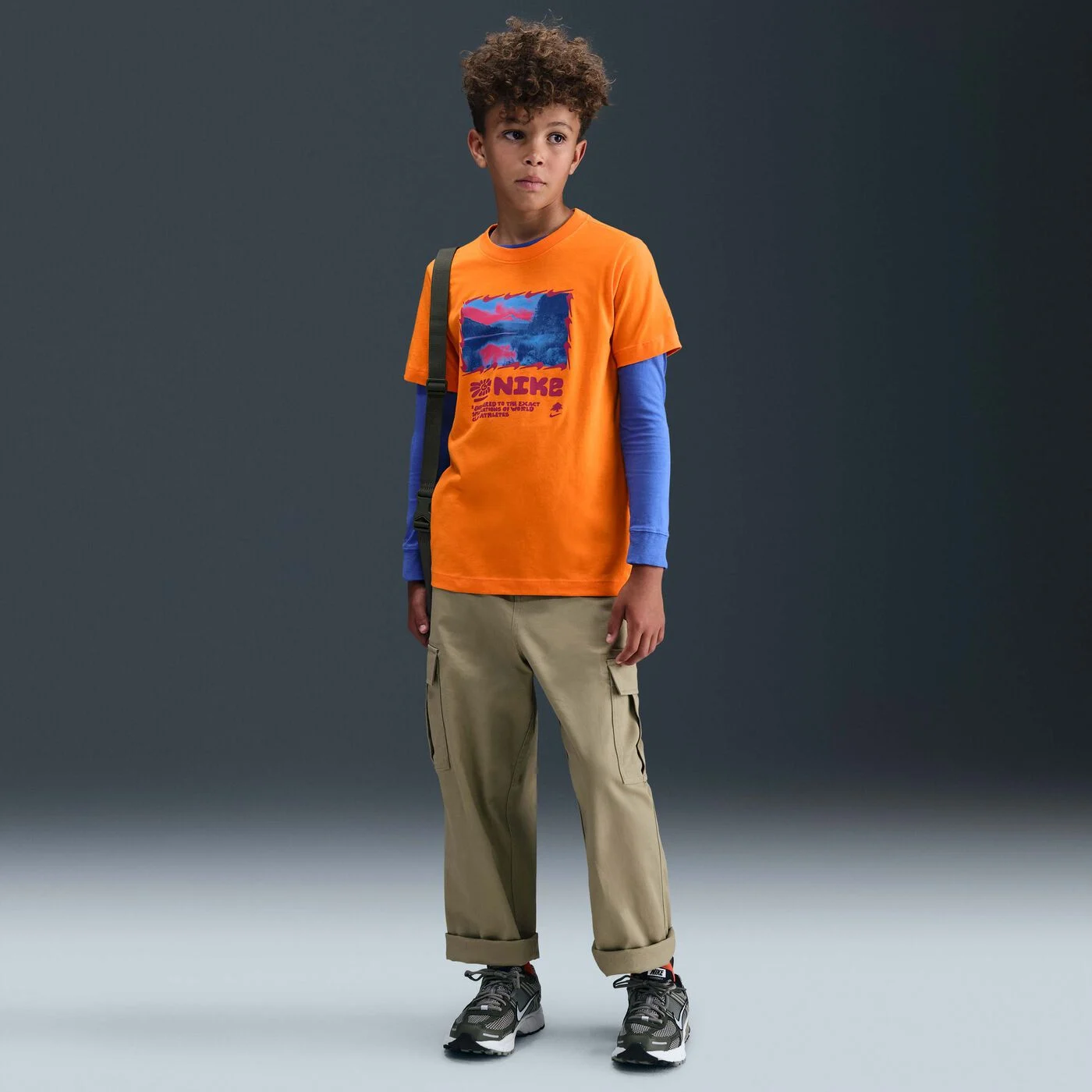Kids' Sportswear Mountain Photo T-Shirt