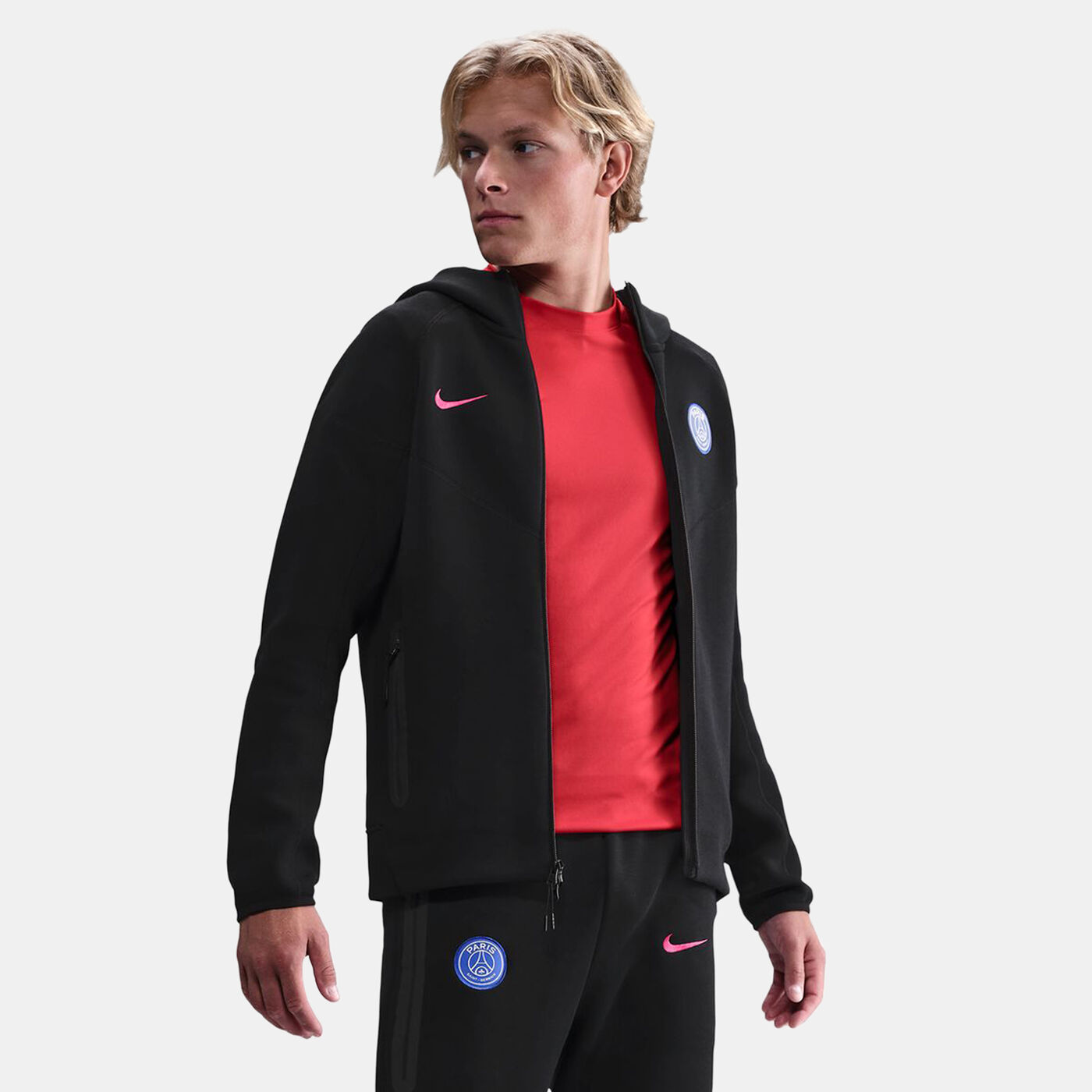 Men's Paris Saint-Germain Tech Total 90 Windrunner Full-Zip Hoodie