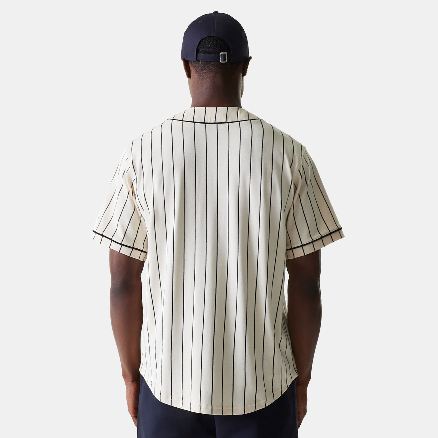 Men's Pinstripe Jersey Top