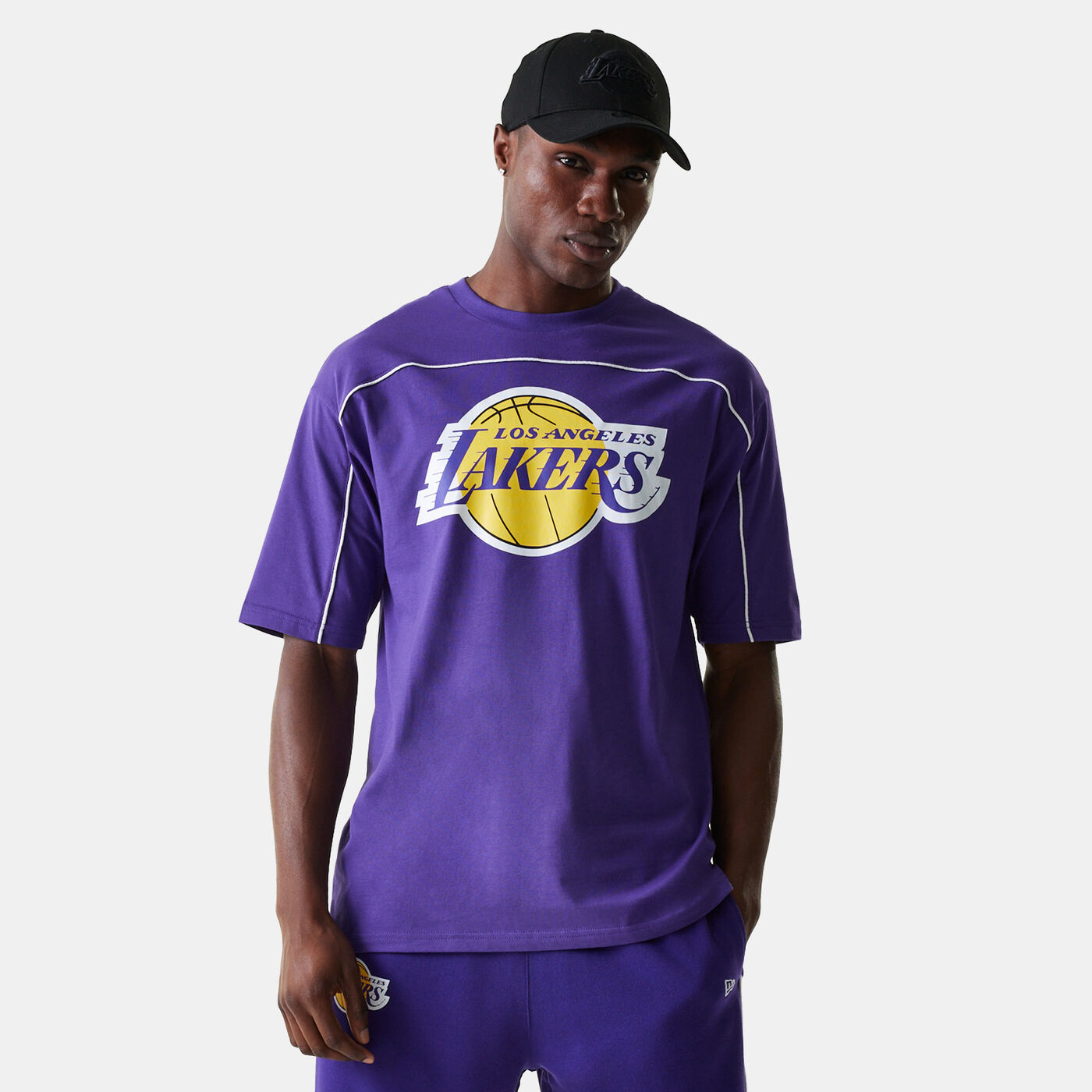 Men's NBA Los Angeles Lakers Piping Graphic T-Shirt