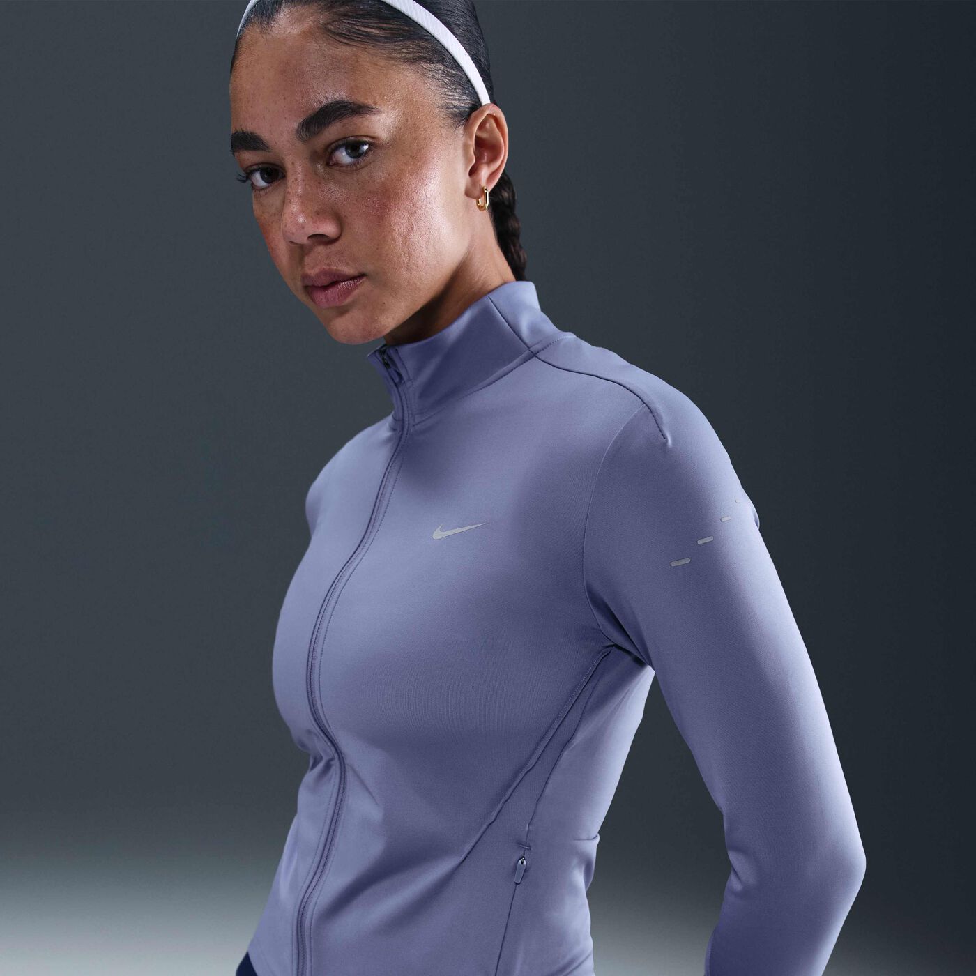 Women's Swift Dri-FIT Full-Zip Running Top