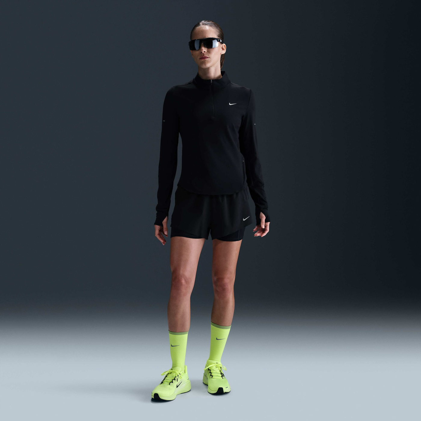 Women's Swift Dri-FIT UV 1/4-Zip Running Top