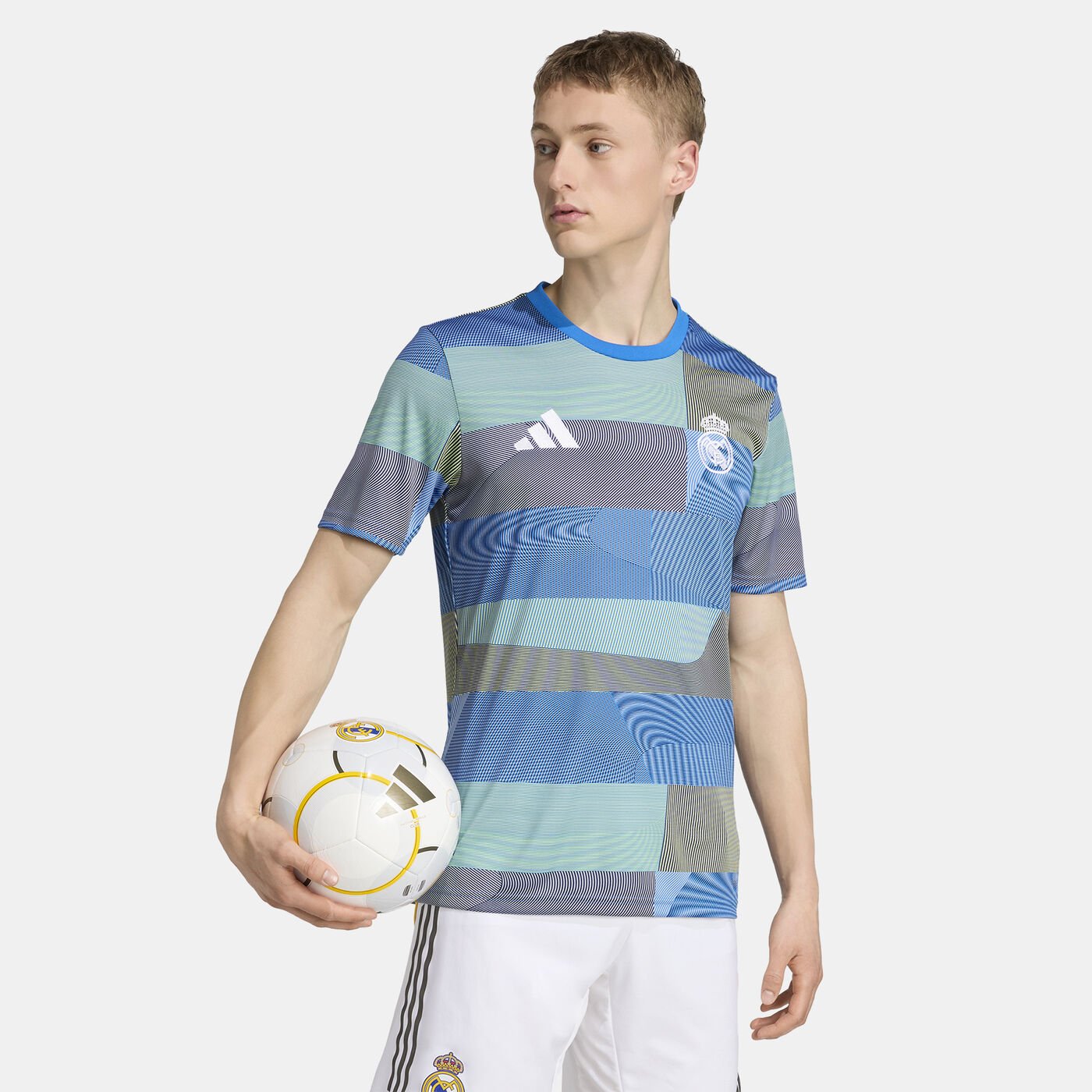 Men's Real Madrid 25/26 Pre-Match Football Jersey