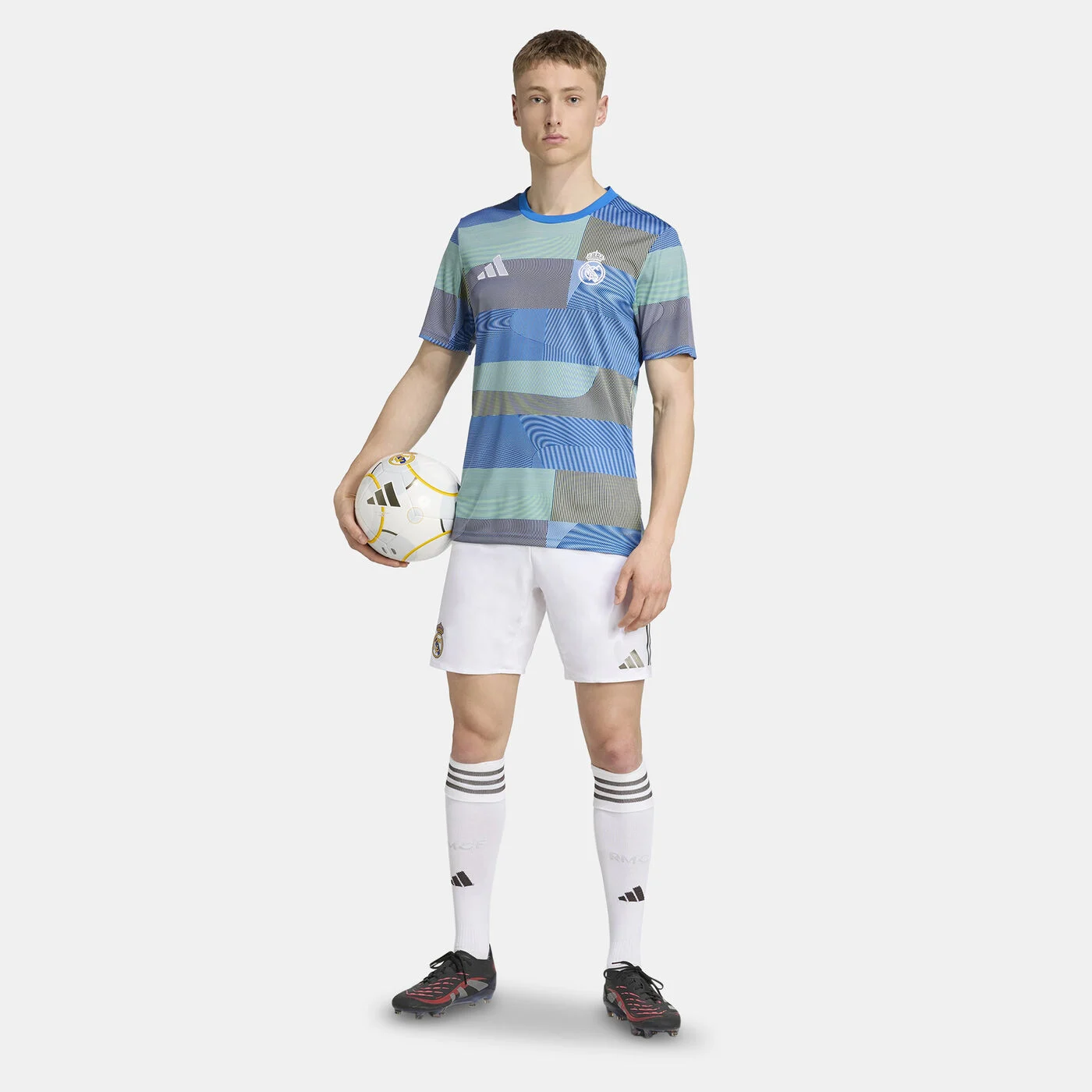 Men's Real Madrid 25/26 Pre-Match Football Jersey