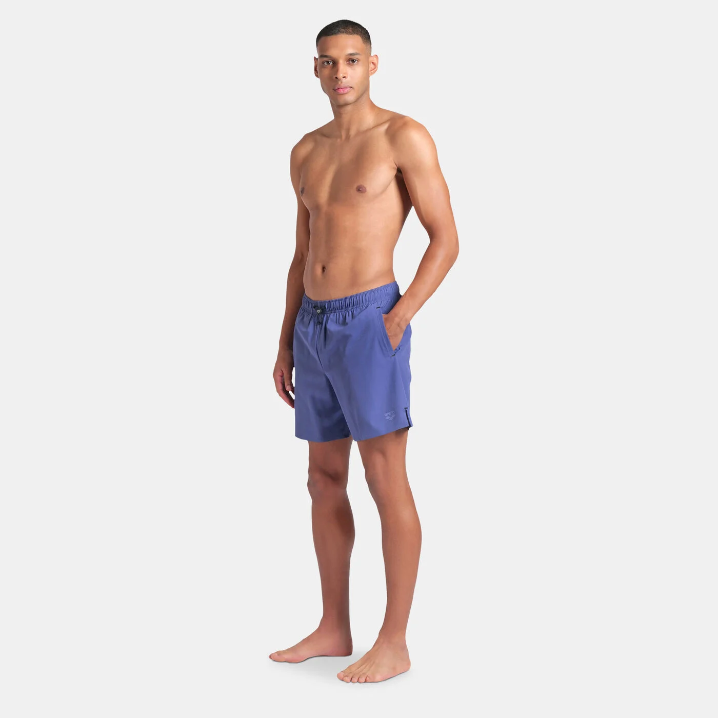 Men's Solid Evo Beach Boxer Swimming Shorts